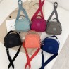 Mujeres Pequeña Nylon Color Sólido Vacaciones Estilo Clásico Cuadrado Cremallera Bolso Bandolera