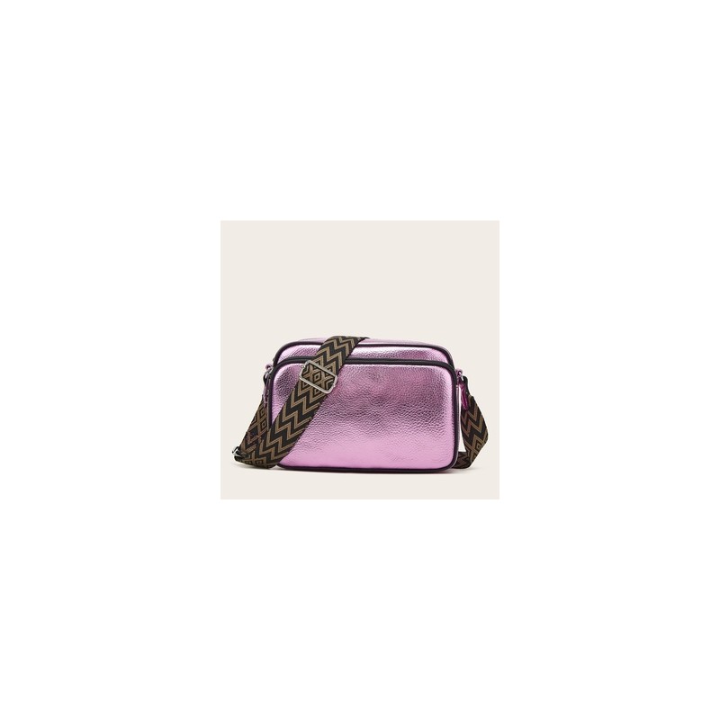 Mujeres Medio Cuero Sintético Color Sólido Básico Estilo Clásico Cuadrado Cremallera Estuche Para La Camara
