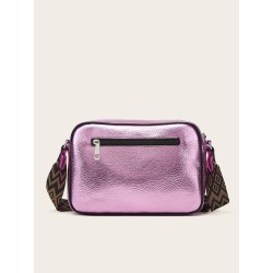Mujeres Medio Cuero Sintético Color Sólido Básico Estilo Clásico Cuadrado Cremallera Estuche Para La Camara