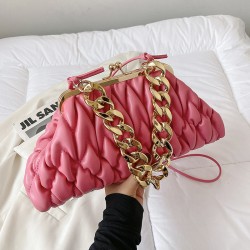 Mujeres Medio Cuero Sintético Color Sólido Estilo Vintage Estilo Clásico Cascarón cerrar Bolso Bandolera