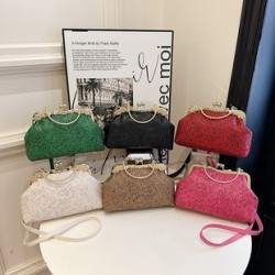 Mujeres Medio Cuero Sintético Color Sólido Estilo Vintage Estilo Clásico Cascarón cerrar Bolso Bandolera