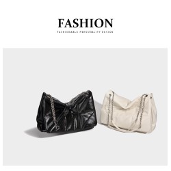 Mujeres Medio Cuero Sintético Color Sólido Estilo Vintage Estilo Clásico Cuadrado Hebilla Magnética Bolsas De Hombro