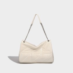 Mujeres Medio Cuero Sintético Color Sólido Estilo Vintage Estilo Clásico Cuadrado Hebilla Magnética Bolsas De Hombro