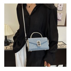 Mujeres Medio Cuero Sintético Color Sólido Ropa De Calle Cuadrado cerrar Bolso Bandolera