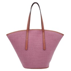 Mujeres Grande Lienzo Color Sólido Vacaciones Estilo Clásico Balde Cremallera Bolso De Mano