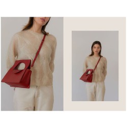 Mujeres Medio Cuero Sintético Color Sólido Ropa De Calle Cuadrado Gire La Tapa Bolso Bandolera