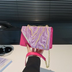 Mujeres Medio Cuero Sintético Bloque De Color Color Sólido Estilo Vintage Estilo Clásico Cuadrado Hebilla Magnética Bolso Bandol