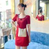 Mujeres Medio Cuero Sintético Color Sólido Cocodrilo Estilo Vintage Estilo Clásico Balde cerrar Bolso Cubo