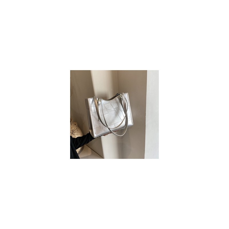 Mujeres Medio Cuero Sintético Color Sólido Estilo Vintage Estilo Clásico Cuadrado Cremallera Bolso De Mano