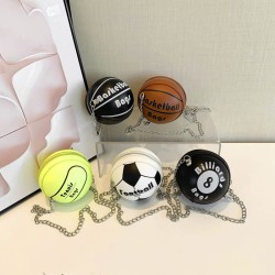Mujeres Mini Cuero Sintético Bola Ropa De Calle Ronda Cremallera Bolsas Circular