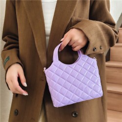 Mujeres Pequeña PVC Color Sólido Elegante Balde Abierto Bolsa De Gelatina