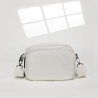 Mujeres Pequeña Cuero Color Sólido Básico Estilo Clásico Cuadrado Cremallera Bolso Bandolera