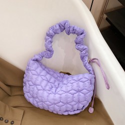 Mujeres Medio Nylon Color Sólido Básico Estilo Clásico forma de bola de masa hervida Cremallera Bolso Bandolera