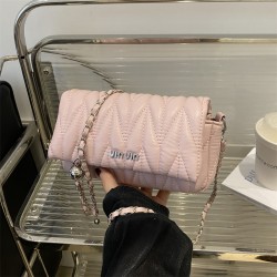 Mujeres Medio Cuero Sintético Color Sólido Básico Estilo Vintage Cuadrado Gire La Tapa Bolso Bandolera