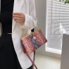 Mujeres Medio Cuero Sintético Color Sólido Piel De Serpiente Estilo Vintage Estilo Clásico Cuadrado cerrar Bolso Bandolera