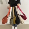 Mujeres Medio Lienzo Color Sólido Básico Estilo Clásico forma de bola de masa hervida Cremallera Bolso Bandolera