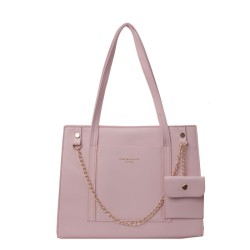 Mujeres Medio Cuero Sintético Color Sólido Estilo Vintage Estilo Clásico Cuadrado Cremallera Bolso De Mano