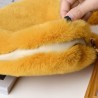 Mujeres Medio Felpa Color Sólido Ropa De Calle En Forma De Corazon Cremallera Bolso