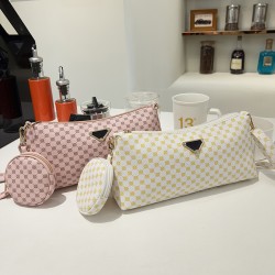 Mujeres Pequeña Cuero Sintético Argyle Estilo Vintage Estilo Clásico Cuadrado Cremallera Bolsas De Hombro