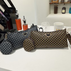 Mujeres Pequeña Cuero Sintético Argyle Estilo Vintage Estilo Clásico Cuadrado Cremallera Bolsas De Hombro