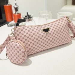 Mujeres Pequeña Cuero Sintético Argyle Estilo Vintage Estilo Clásico Cuadrado Cremallera Bolsas De Hombro