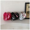 Mujeres Medio Cuero Sintético Cruzar Ropa De Calle En Forma De Corazon Cremallera Bolsa Para Las Axilas