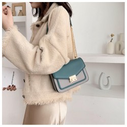 Mujeres Medio Cuero Sintético Color Sólido Estilo Vintage Estilo Clásico Cuadrado cerrar Bolsa Para Las Axilas