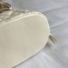 Mujeres Medio Cuero Sintético Color Sólido Estilo Clásico Hilo De Coser Balde Hebilla Magnética Bolso Bandolera