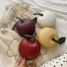 Mujeres Medio Cuero Sintético Cereza Ropa De Calle Ronda Cremallera Bolso Bandolera