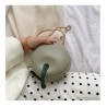 Mujeres Medio Cuero Sintético Cereza Ropa De Calle Ronda Cremallera Bolso Bandolera