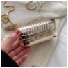 Mujeres Mini PVC Color Sólido Estilo Vintage Estilo Clásico Cuadrado cerrar Bolso Bandolera