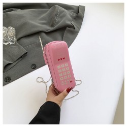 Mujeres Mini Cuero Sintético Teléfono Móvil Ropa De Calle Cuadrado Cremallera Bolso Bandolera