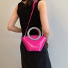 Mujeres Medio Cuero Sintético Color Sólido Estilo Vintage Estilo Clásico Balde Cremallera Bolso Bandolera