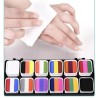 ¡Oferta! Pigmento de pintura corporal a juego de 12 colores de rejilla para Halloween, crema de pintura de Color de maquillaje l