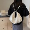 Mujeres Medio Cuero Sintético Color Sólido Básico Estilo Clásico Hilo De Coser Cuadrado Cremallera Bolsa Para Las Axilas