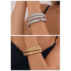 Estilo Simple Estilo Clásico Infinidad Acero Titanio pulsera Al Mayoreo